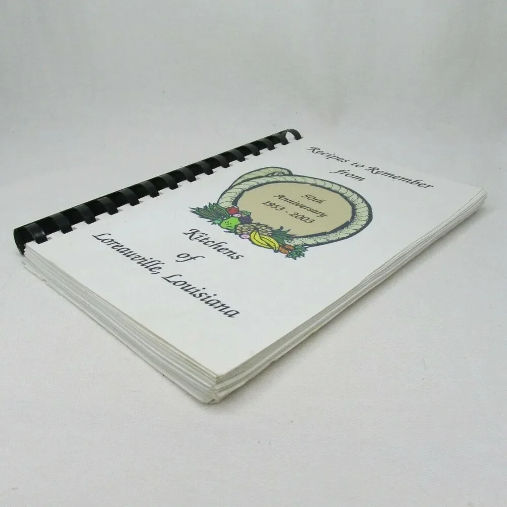 2003 Community Cookbook Loreauville LA Our Lady‎ of Victory Catholic Church